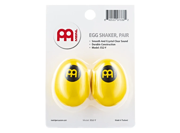 Meinl ES-2-Y Plastikk Egg Shaker par Yellow (2stk.) (B) 